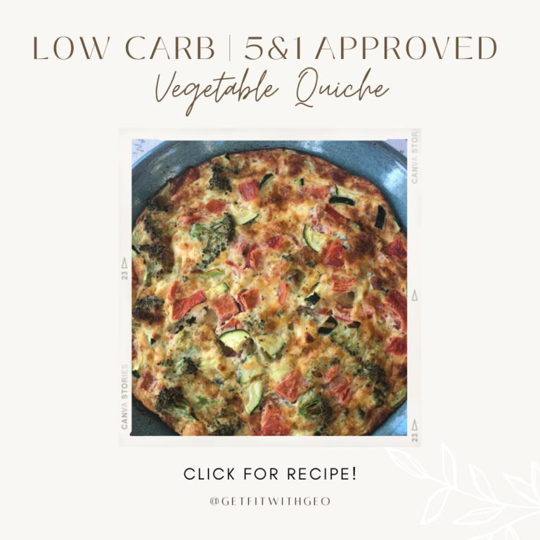 Lean and Green Brunch | Vegetable Quiche
