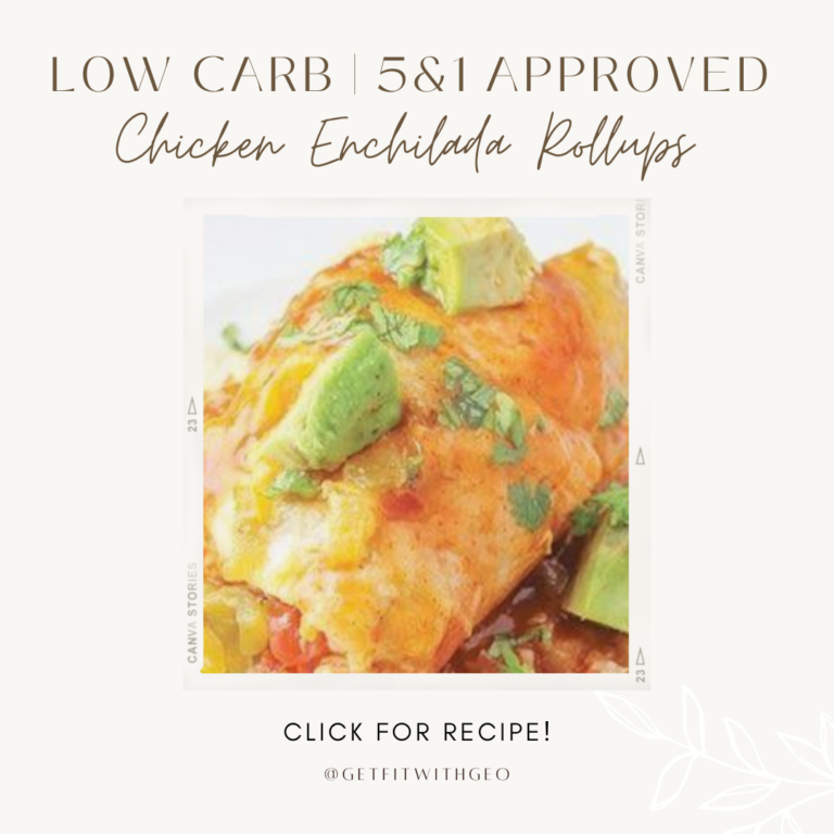 Lean and Green Entree | Chicken Enchilada Rollups