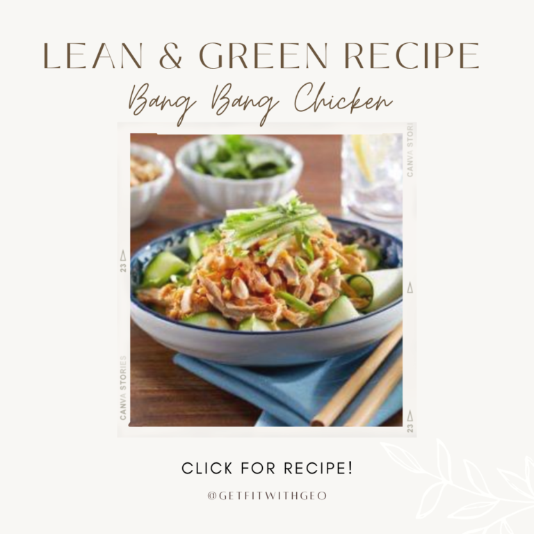 Lean and Green Entree | Bang Bang Chicken